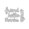 Hero Arts Dies Friend Words