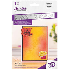 Gemini Embossing Folder Celebrate