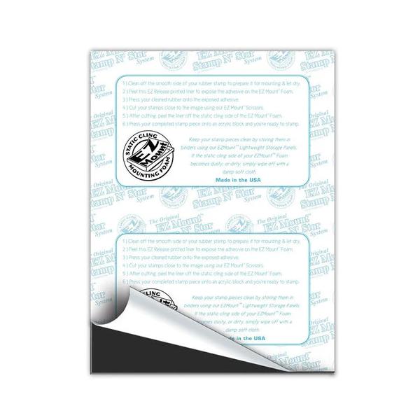 EZ Mount Thin Cling Mounting Foam 8.5x11 Sheet
