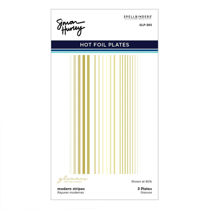 Spellbinders Hot Foil Plate & Dies Modern Stripes