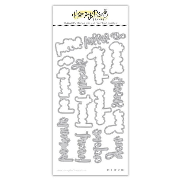 Honey Bee Dies Bitty Buzzwords: Be Mine