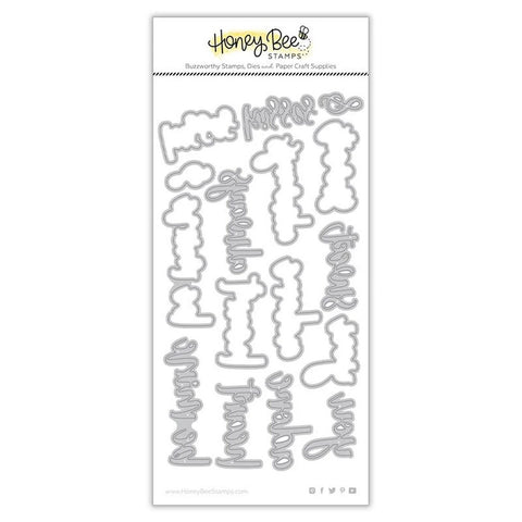 Honey Bee Dies Bitty Buzzwords: Be Mine