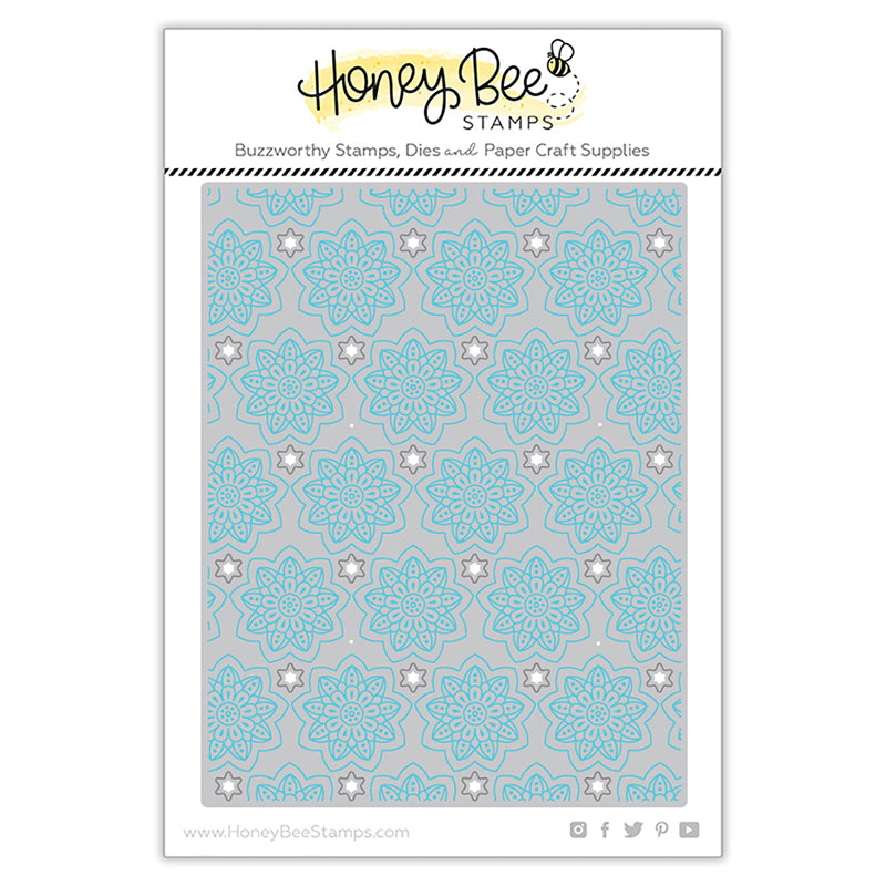 Honey Bee Dies Christmas Star A2 Cover Plate