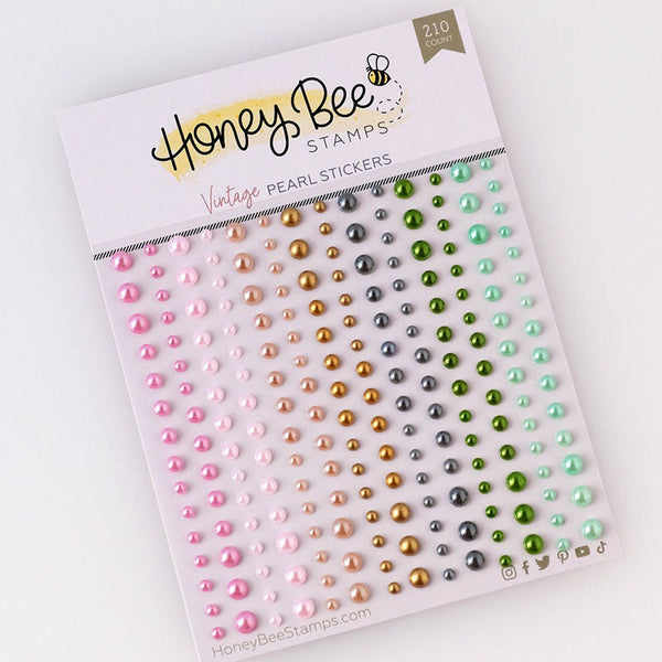 Honey Bee Pearl Stickers Vintage Pearls