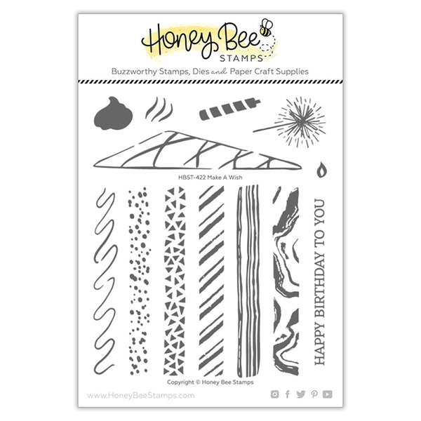 Honey Bee Clear Stamps Make A Wish