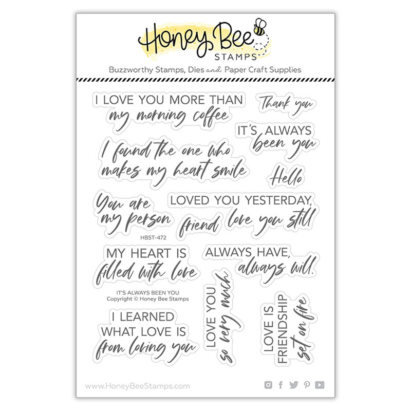 Honey Bee Clear Stamps It's Always Been You