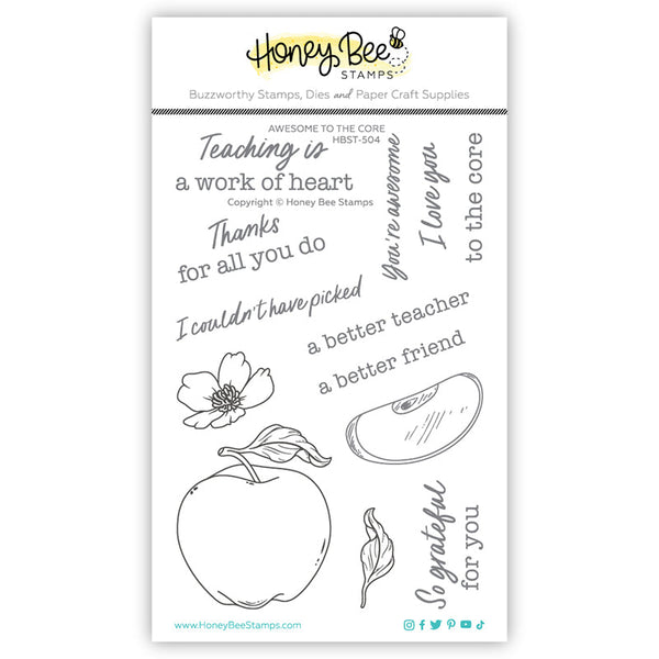 Honey Bee Clear Stamps Awesome To The Core