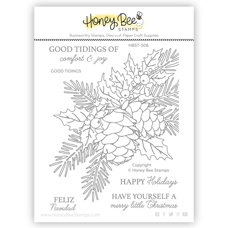Honey Bee Clear Stamps Good Tidings