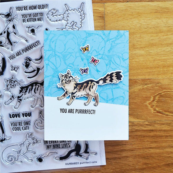 Simon Hurley Clear Stamps Purrfect Cats