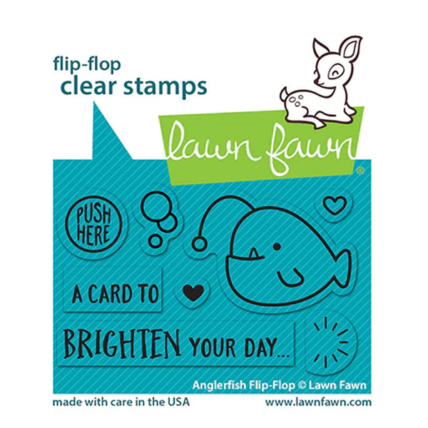 Lawn Fawn Clear Stamps Anglerfish Flip-Flop