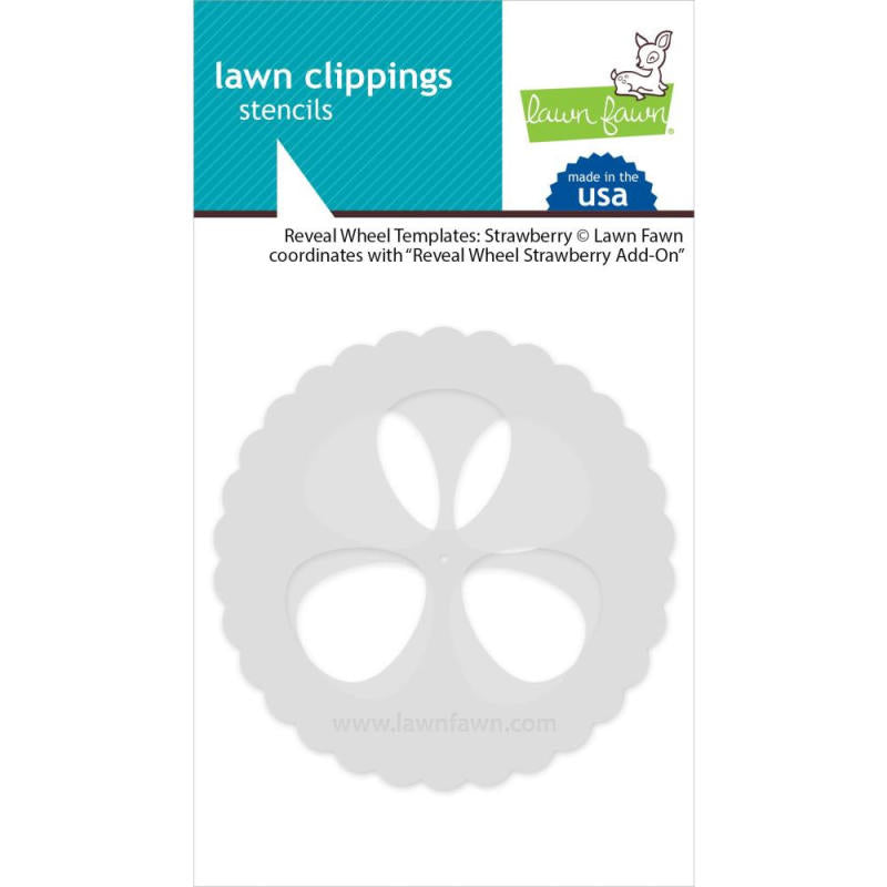 Lawn Fawn Stencil Reveal Wheel Templates: Strawberry