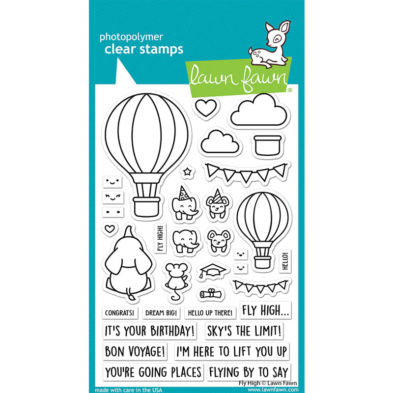 Lawn Fawn Clear Stamps Fly High