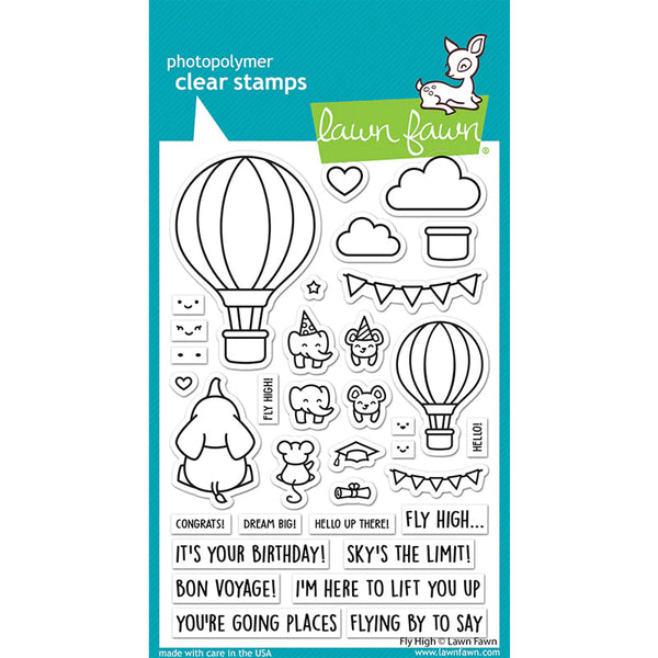Lawn Fawn Clear Stamps Fly High