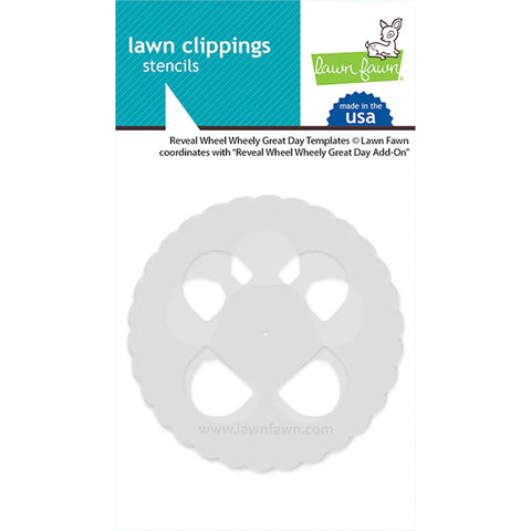 Lawn Fawn Stencil Wheel Wheely Great Day Templates