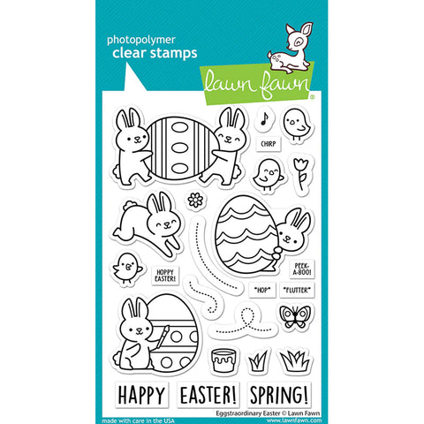 Lawn Fawn Clear Stamps Eggstraordinary Easter