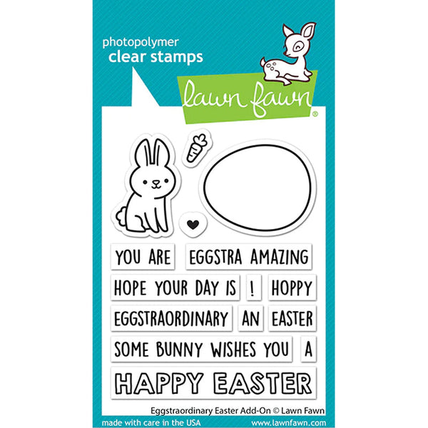 Lawn Fawn Clear Stamps Eggstraordinary Easter Add-On