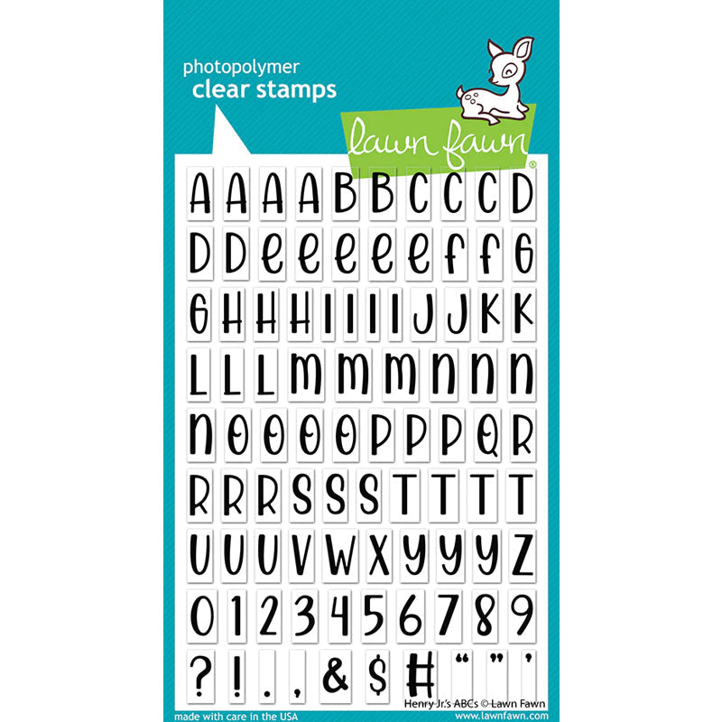 Lawn Fawn Clear Stamps Henry Jr.'s ABCs
