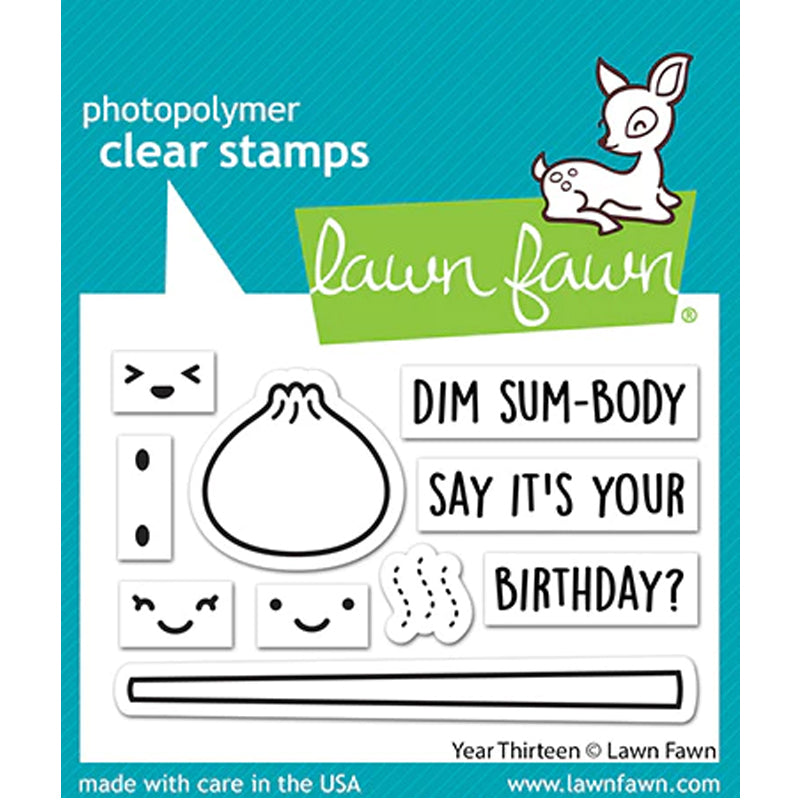 Lawn Fawn Clear Stamps Year Thirteen