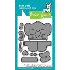 Lawn Fawn Dies Tiny Gift Box Elephant Add-On