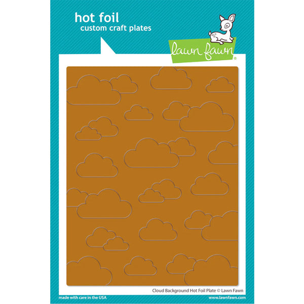 Lawn Fawn Hot Foil Plate Cloud Background