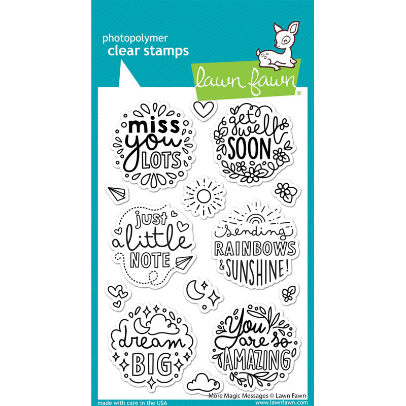 Lawn Fawn Clear Stamps More Magic Messages