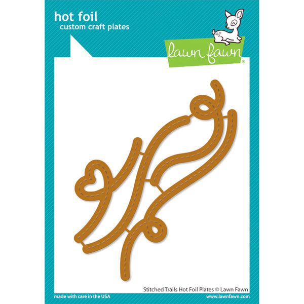Lawn Fawn Hot Foil Plate Stitched Trails