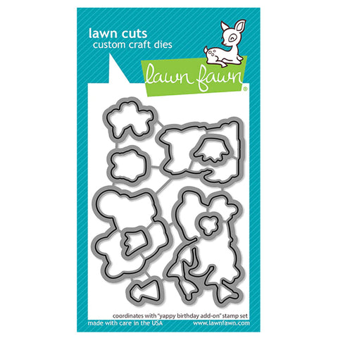 Lawn Fawn Dies Yappy Birthday Add-On
