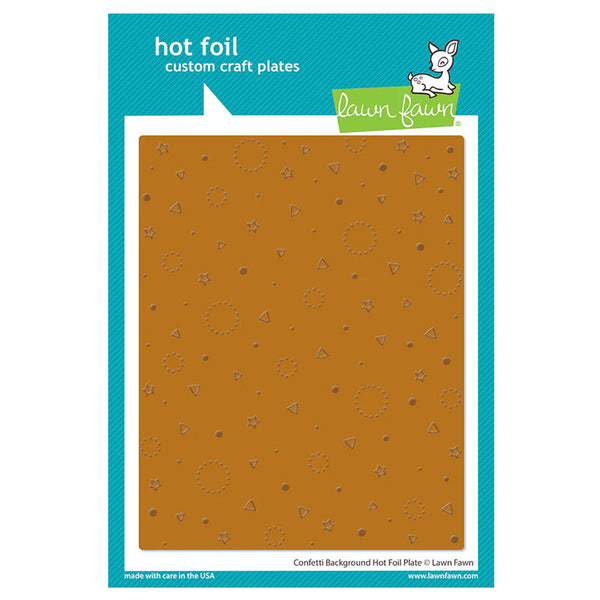 Lawn Fawn Hot Foil Plate Confetti Background