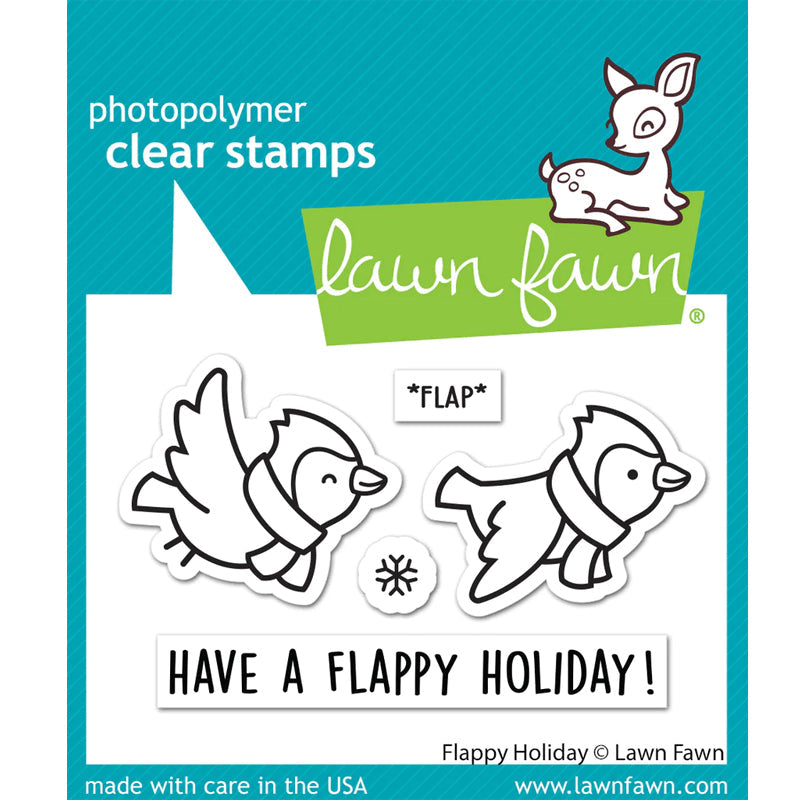 Lawn Fawn Clear Stamps Flappy Holiday