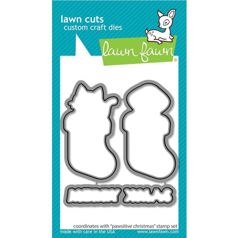 Lawn Fawn Dies Pawsitive Christmas