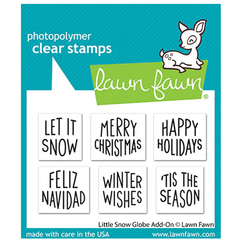 Lawn Fawn Clear Stamps Little Snow Globe Add-On