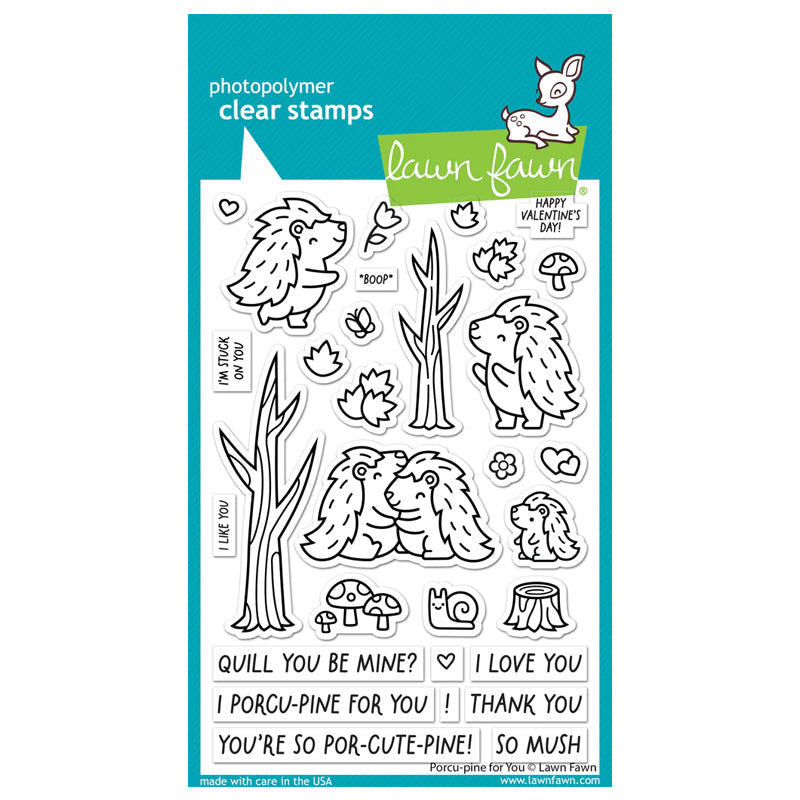 Lawn Fawn Clear Stamps Porcu-pine For You
