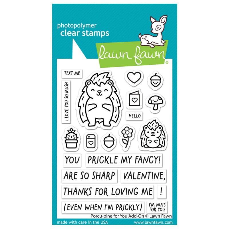 Lawn Fawn Clear Stamps Porcu-pine For You Add-On