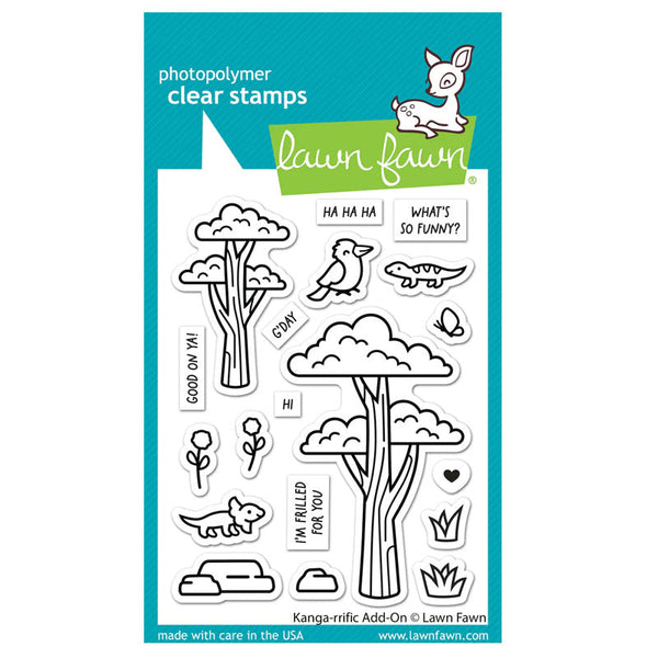 Lawn Fawn Clear Stamps Kanga-rrific Add-on