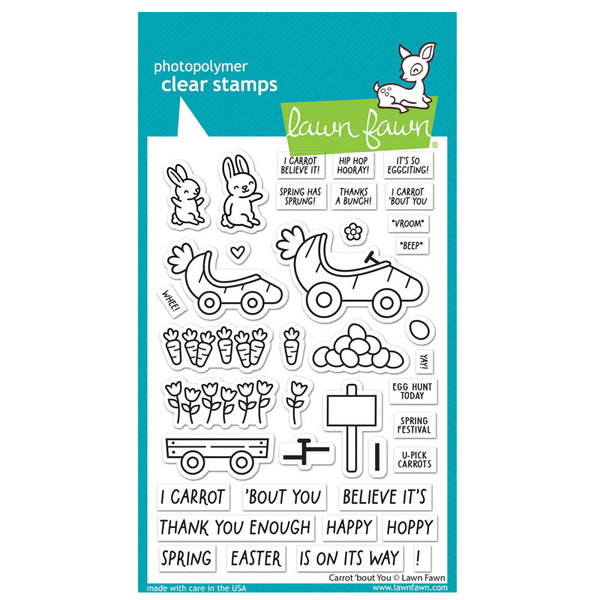 Lawn Fawn Clear Stamps Carrot 'Bout You