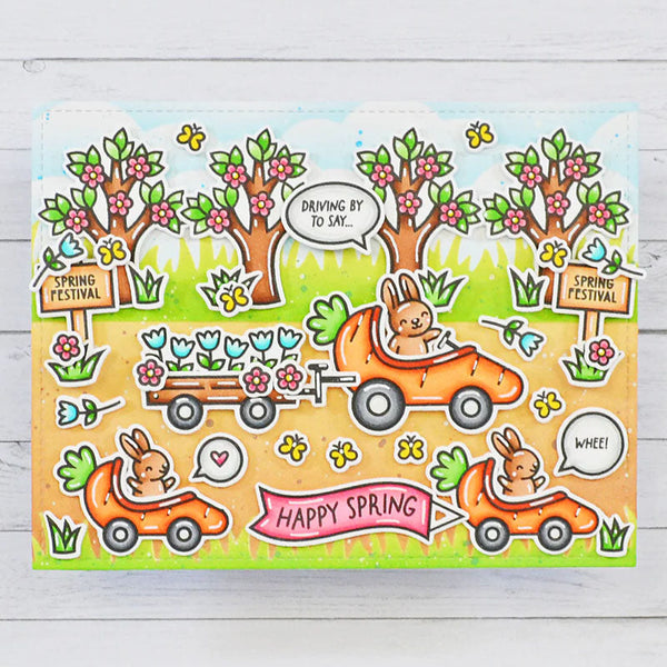 Lawn Fawn 2pc Carrot 'Bout You Banner Add-on