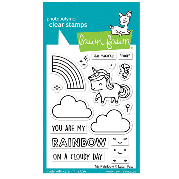 Lawn Fawn Clear Stamps My Rainbow