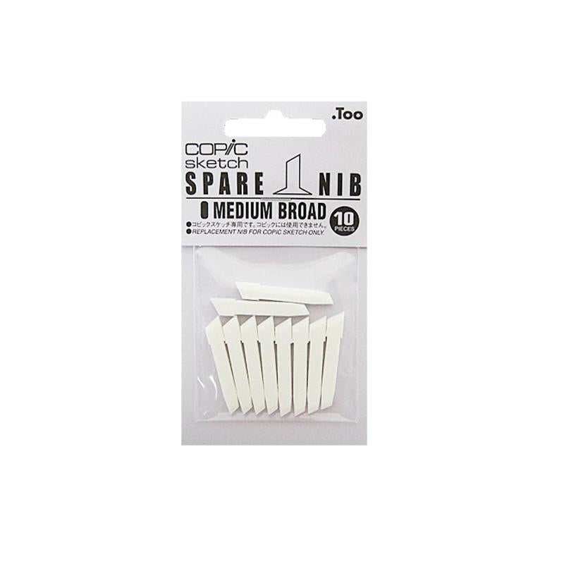 COPIC Sketch/Ciao Nib 10pc Medium Broad