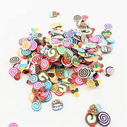 Tutti Fruity Mix of Polymer Clay Beads