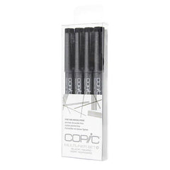 COPIC Multiliner Pen 4pc Fine Black