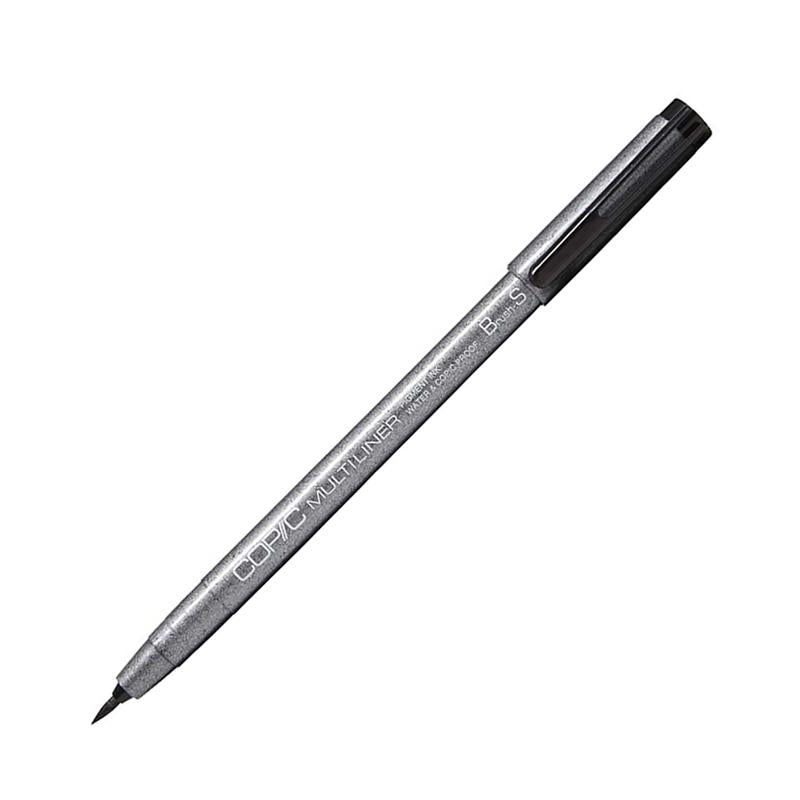 COPIC Multiliner Pen Brush Small Black