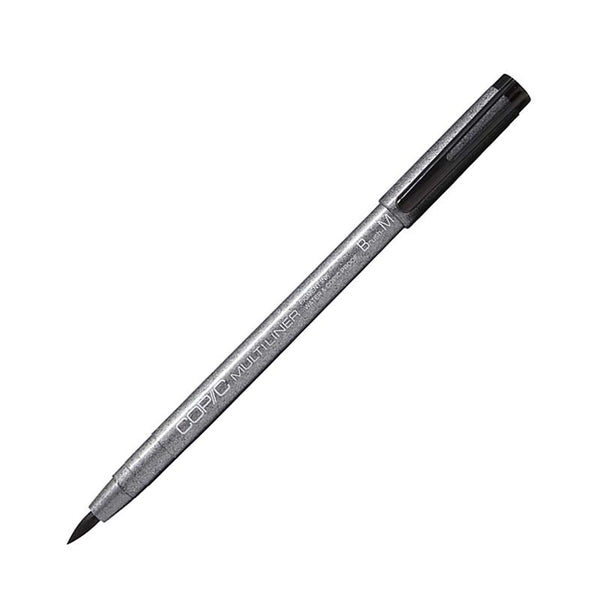 COPIC Multiliner Pen Brush Medium Black