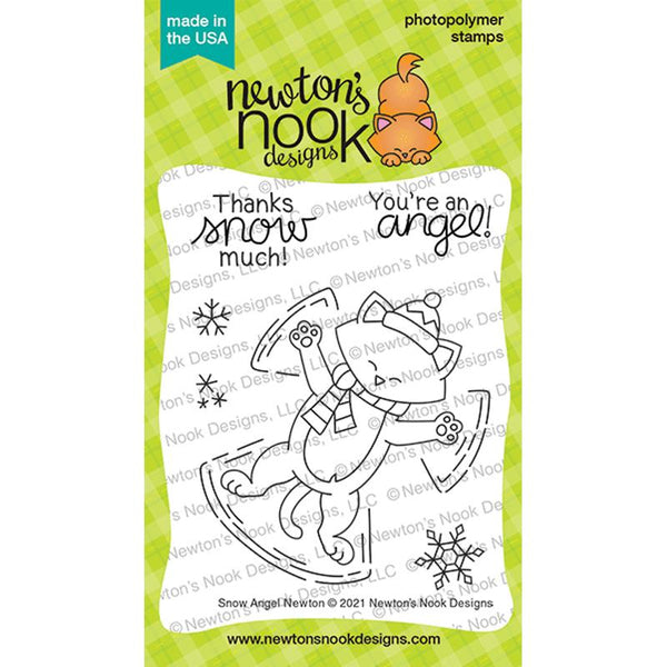 Newton's Nook Clear Stamps Snow Angel Newton