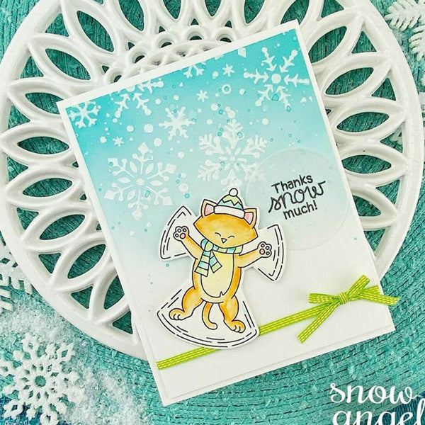 Newton's Nook Clear Stamps Snow Angel Newton