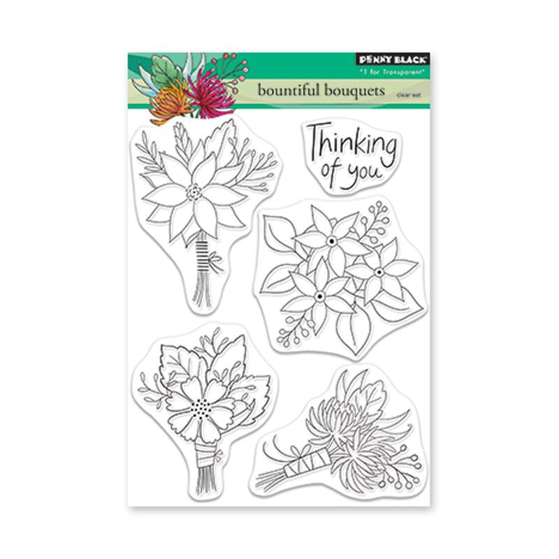 Penny Black Clear Stamps Bountiful Bouquets