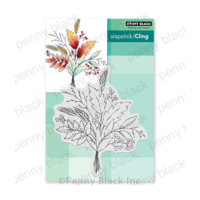 Penny Black Cling Stamp Autumn Bouquet