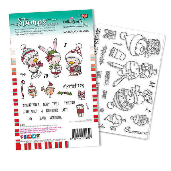 Polkadoodles Clear Stamps Christmas Tweetings