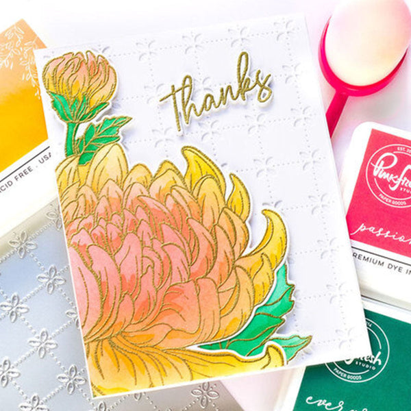 Pinkfresh Studio Clear Stamps Chrysanthemum 1