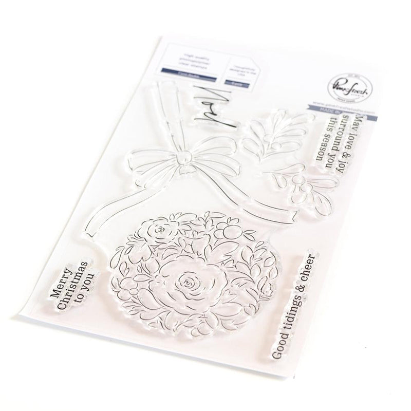 Pinkfresh Studio Clear Stamps Floral Bauble