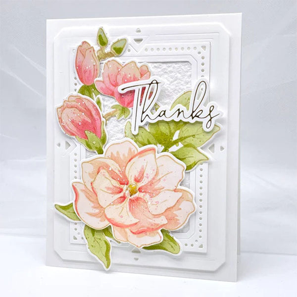Pinkfresh Studio Clear Stamps Artistic Magnolias